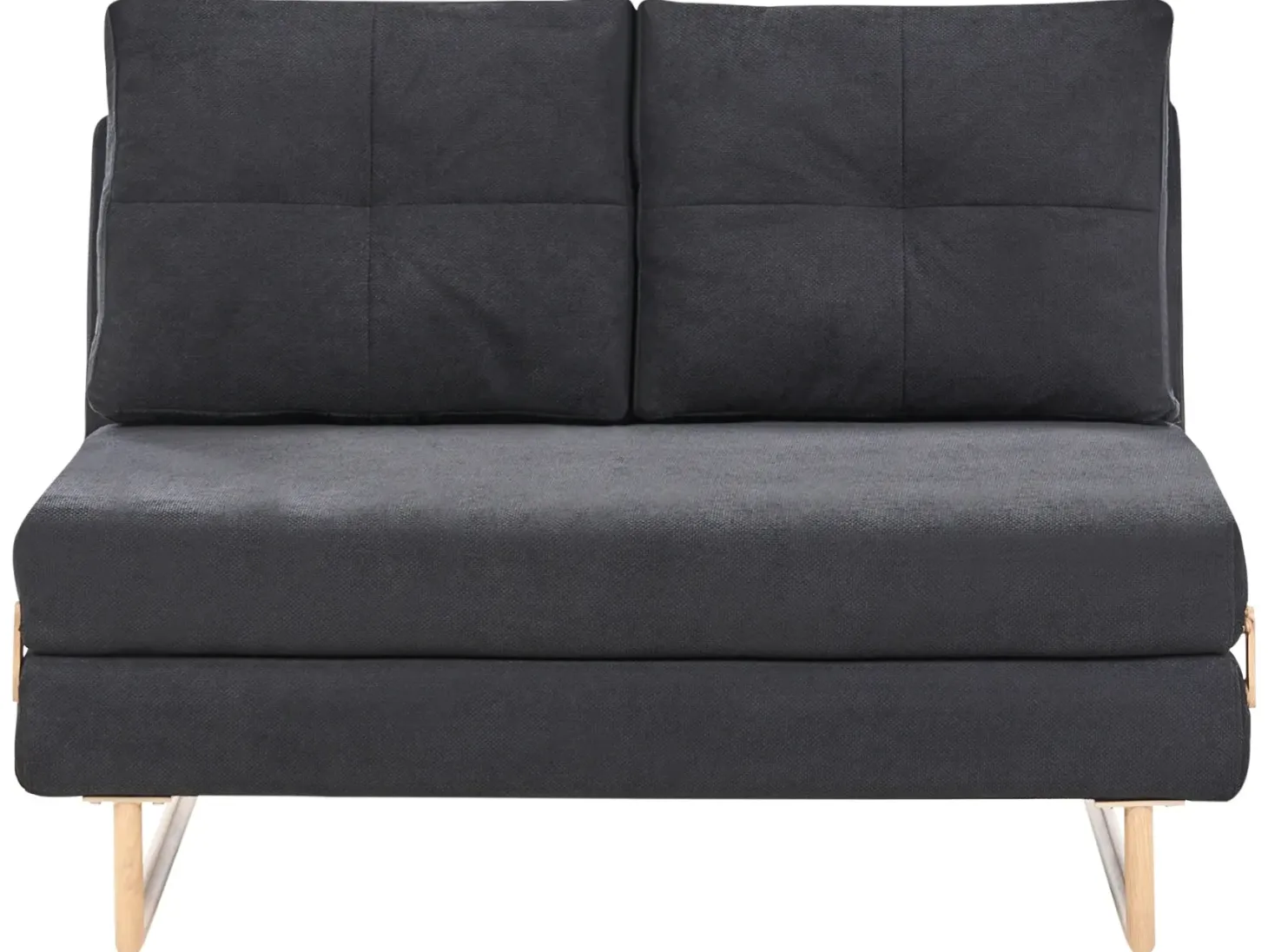 Sovesofa 2 personers JERSLEV Sort