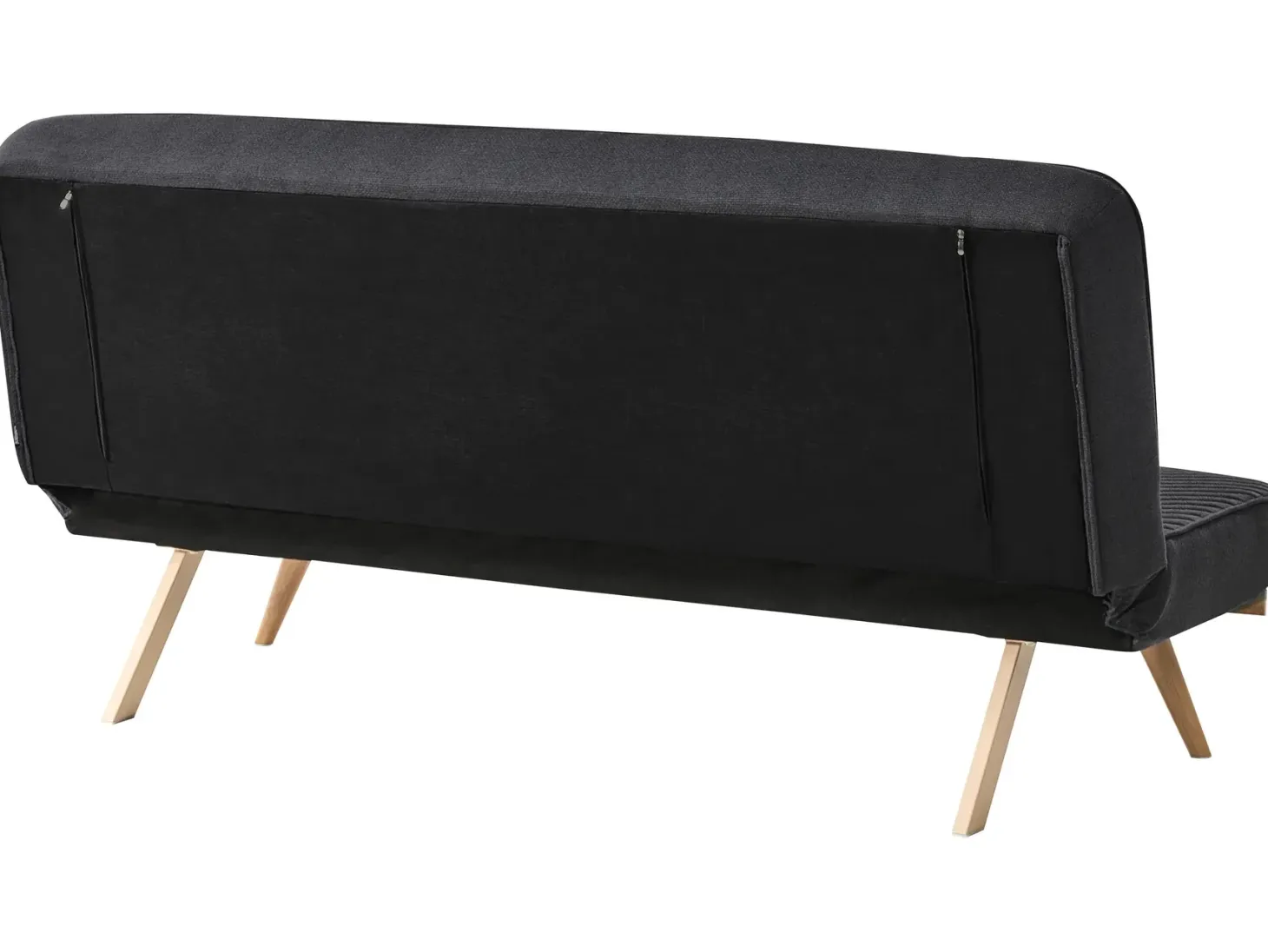 Sovesofa 2 personers KALFAFEL Sort