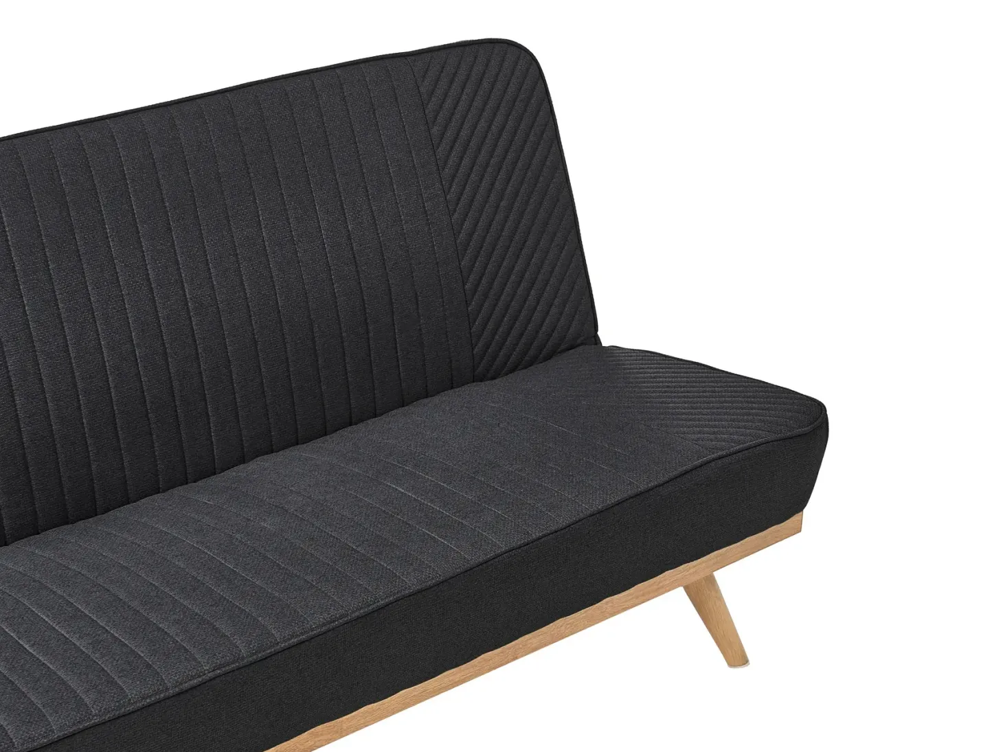 Sovesofa 2 personers KALFAFEL Sort