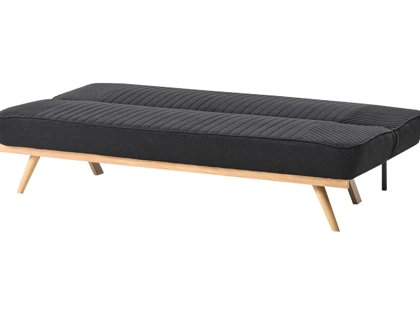 Sovesofa 2 personers KALFAFEL Sort
