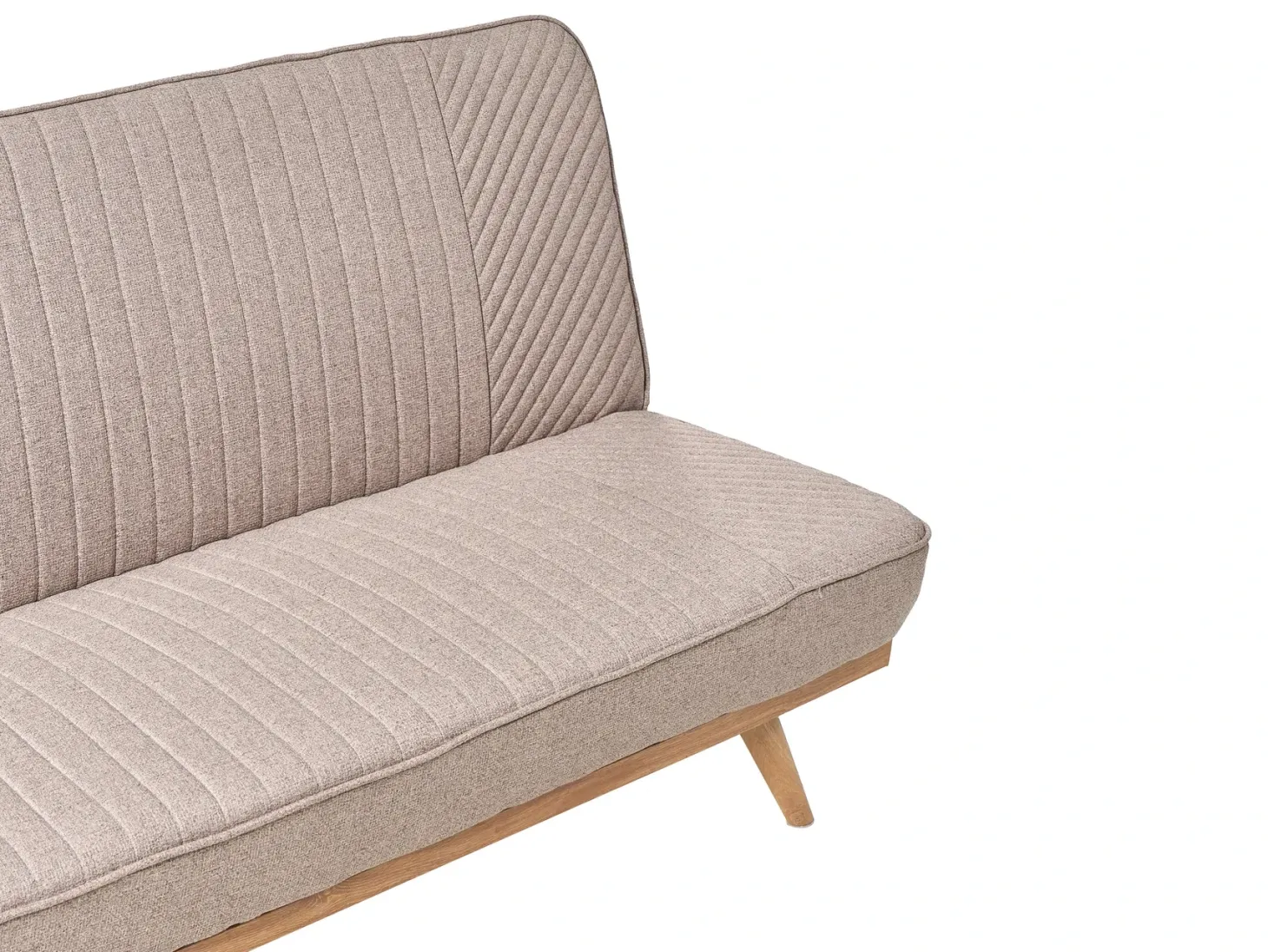 Sovesofa 2 personers KALFAFEL Lysebrun
