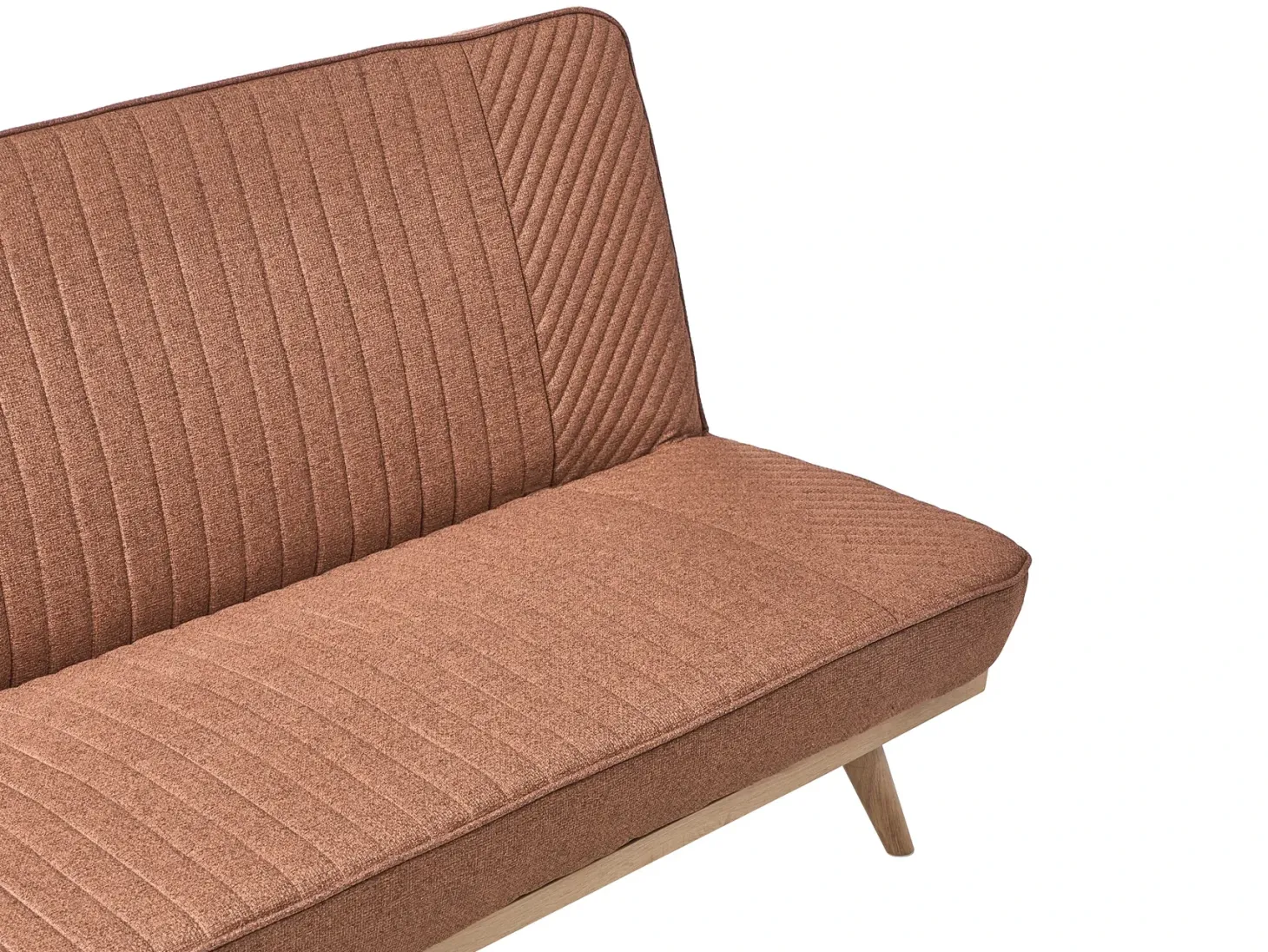 Sovesofa 2 personers KALFAFEL Guldbrun