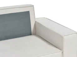 Sovesofa 3 personers KARILA Lys Beige med opbevaring Højrevendt