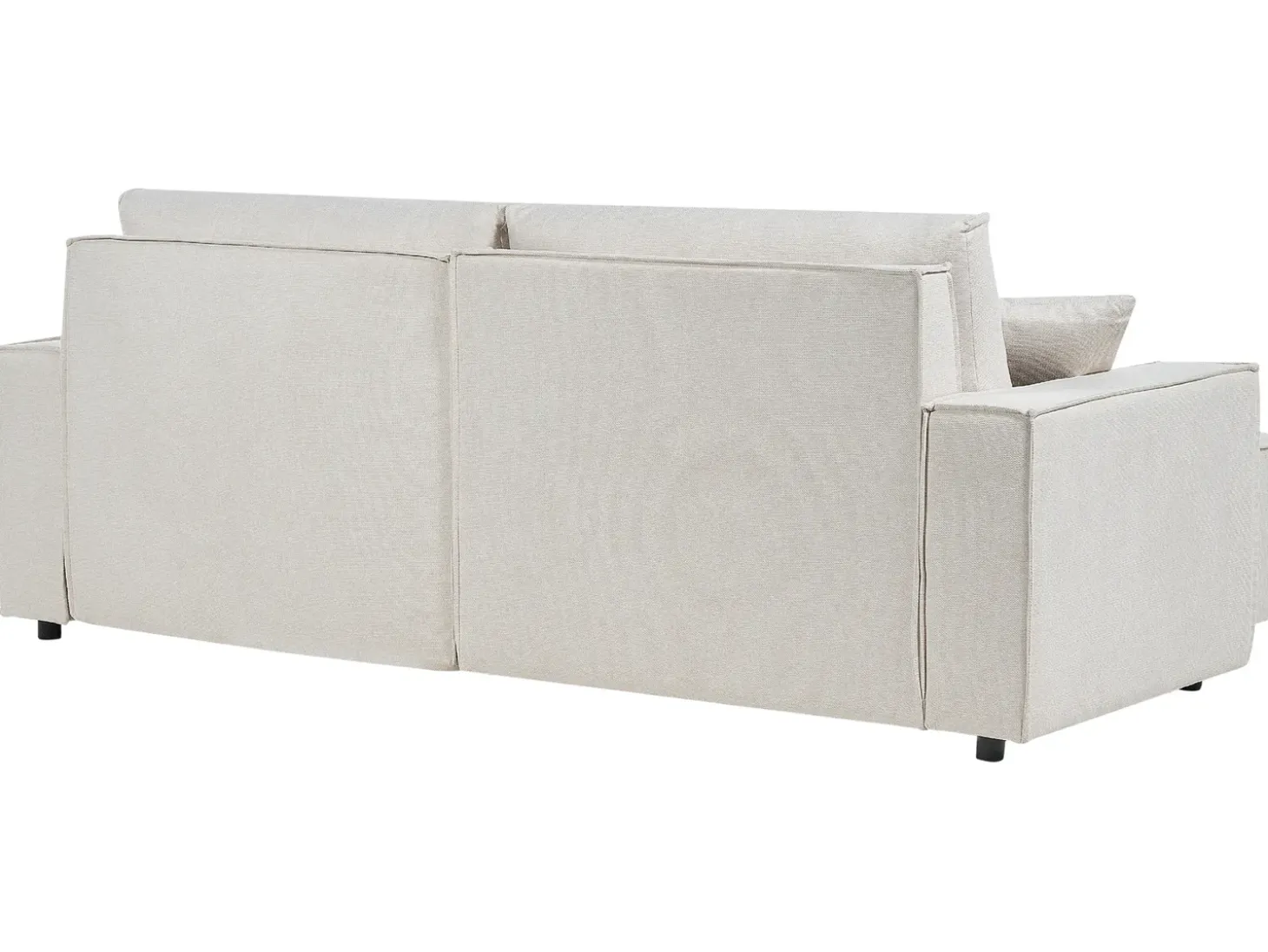 Sovesofa 3 personers KARILA Lys Beige med opbevaring Højrevendt