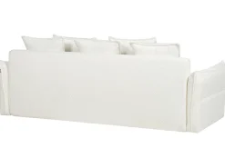 Sovesofa 3 personers KRAMA Boucle Hvid med opbevaring