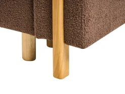 Sovesofa 3 personers KVAM Boucle Brun med opbevaring