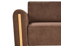Sovesofa 3 personers KVAM Boucle Brun med opbevaring
