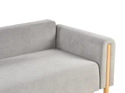 Sovesofa 3 personers KVAM Grå med opbevaring