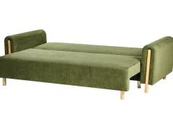 Sovesofa 3 personers KVAM Grøn med opbevaring
