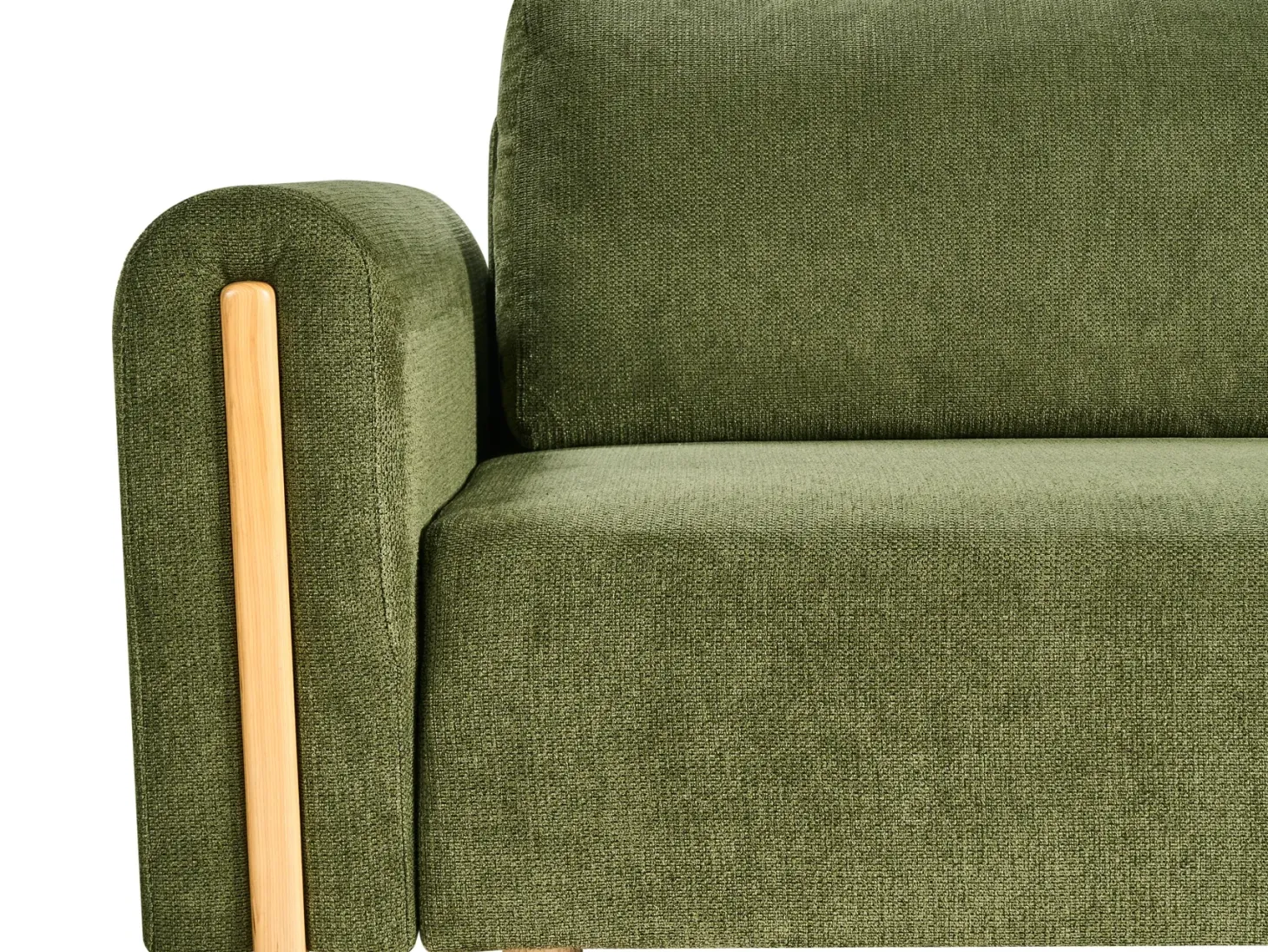 Sovesofa 3 personers KVAM Grøn med opbevaring