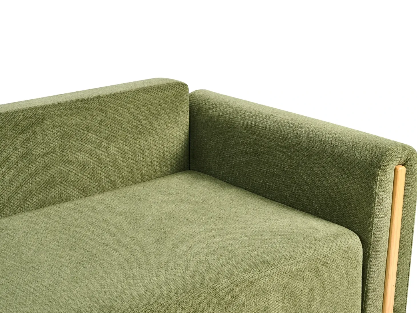 Sovesofa 3 personers KVAM Grøn med opbevaring