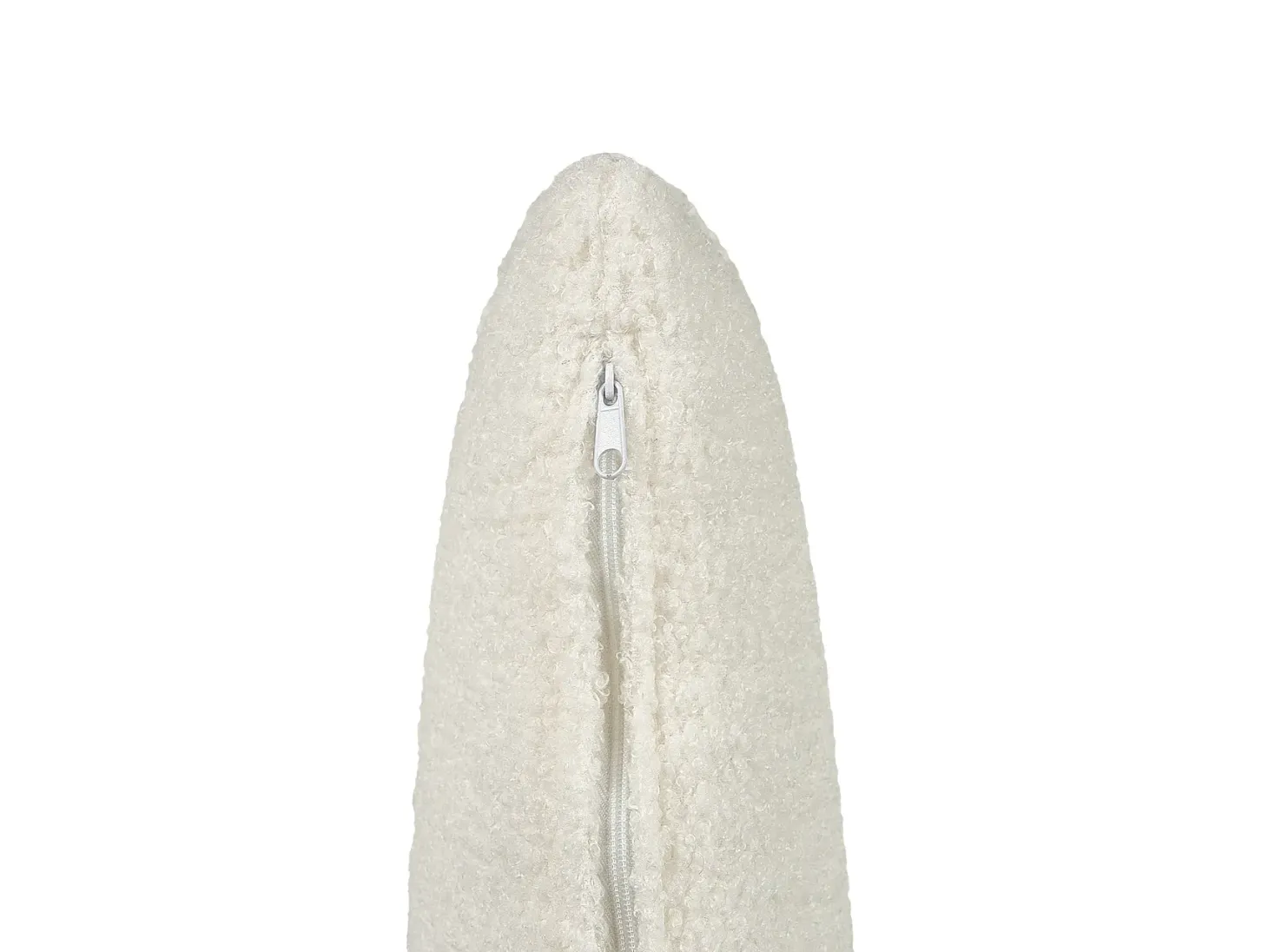 Sovesofa 3 personers LUCAN Boucle Cremehvid