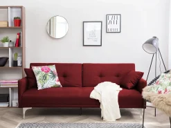 Sovesofa 3 personers LUCAN Mørkerød
