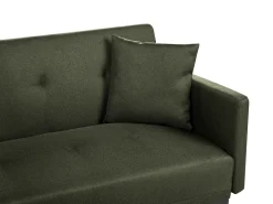 Sovesofa 3 personers LUCAN Mørkegrøn