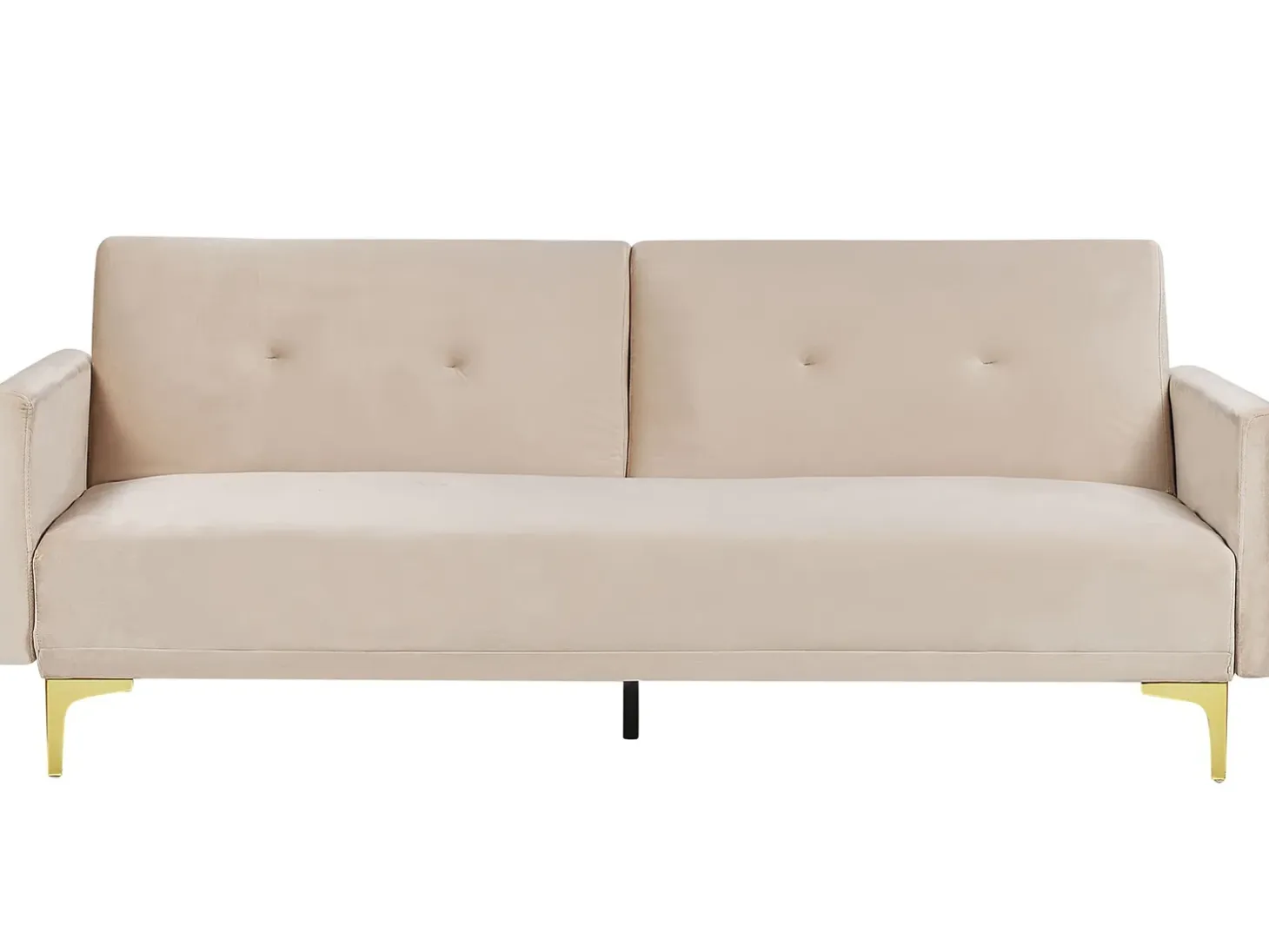 Sovesofa 3 personers LUCAN Velour Beige