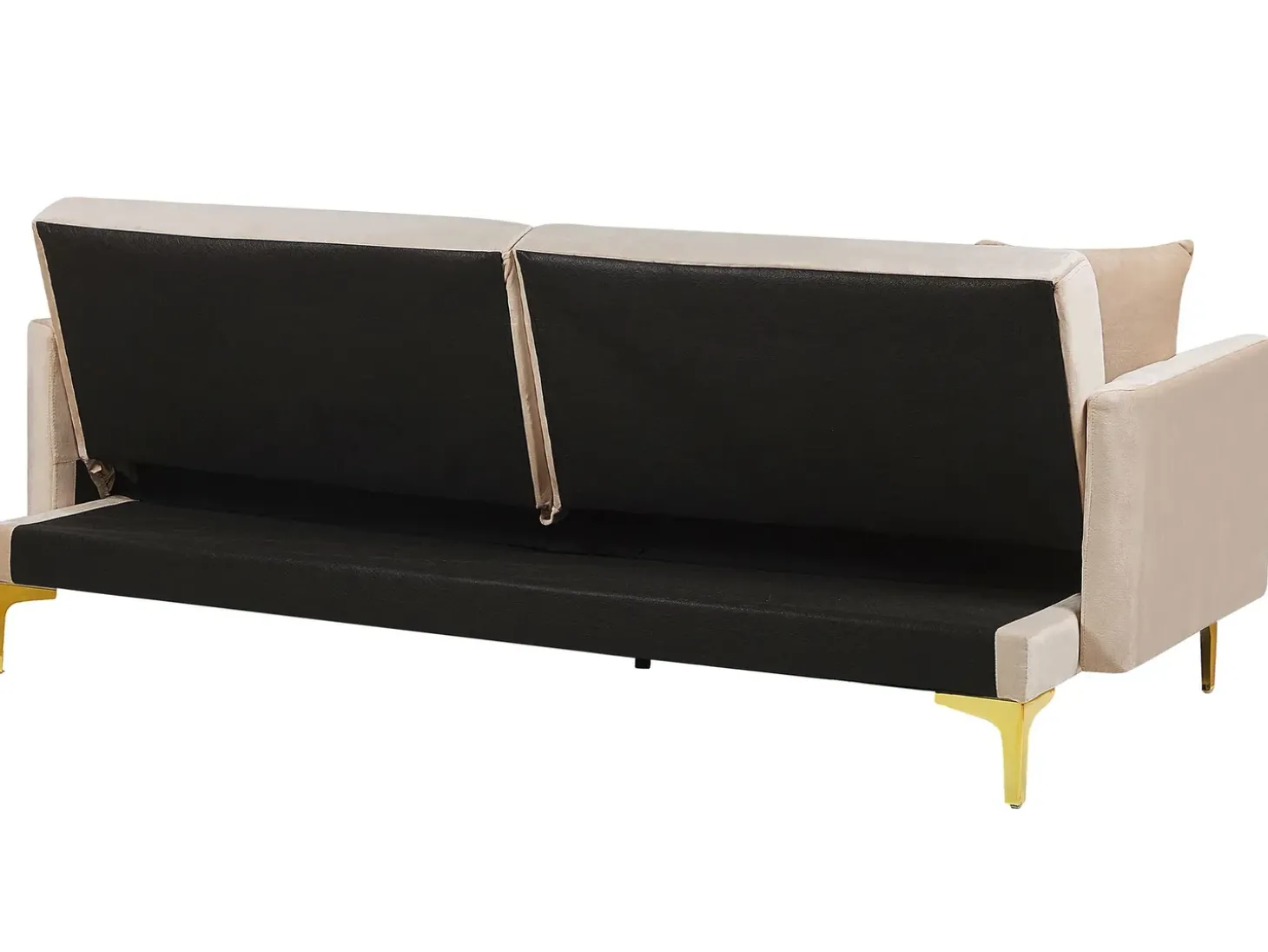 Sovesofa 3 personers LUCAN Velour Beige