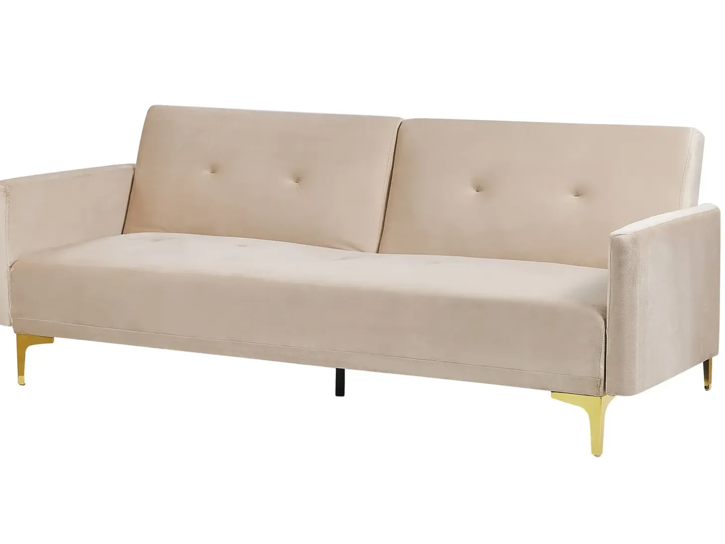 Sovesofa 3 personers LUCAN Velour Beige