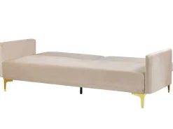 Sovesofa 3 personers LUCAN Velour Beige