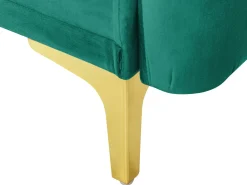 Sovesofa 3 personers LUCAN Velour Smaragdgrøn