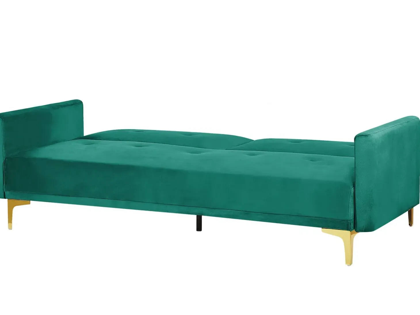 Sovesofa 3 personers LUCAN Velour Smaragdgrøn