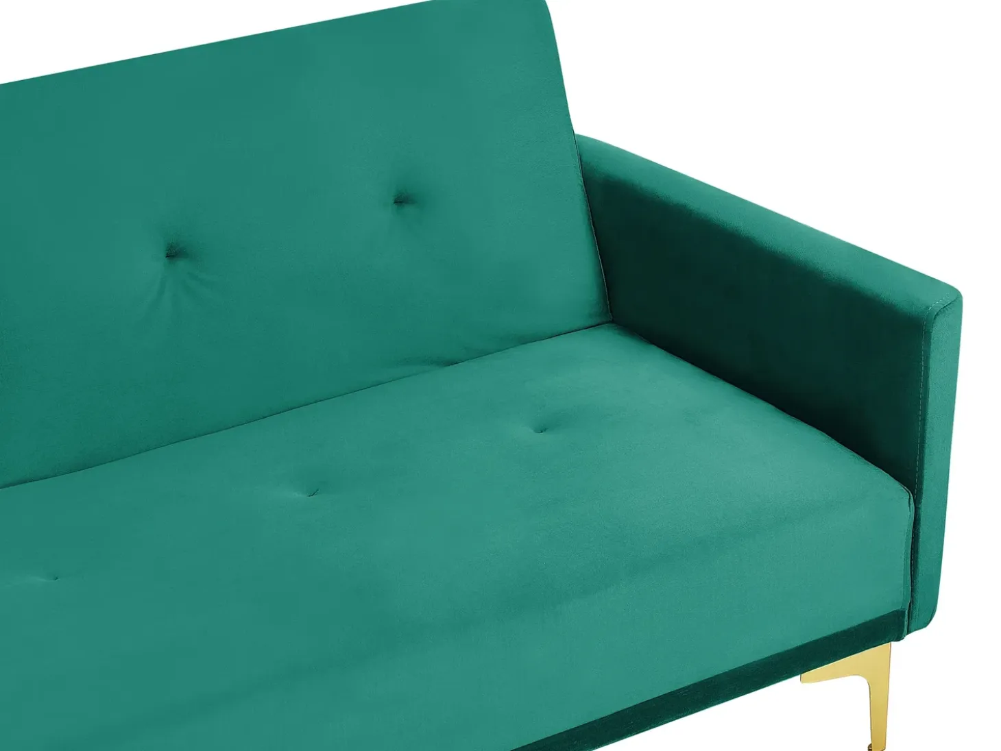 Sovesofa 3 personers LUCAN Velour Smaragdgrøn