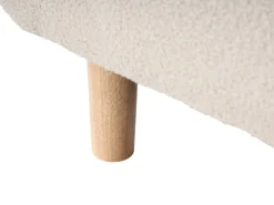 Sovesofa 2 personers RISOR Boucle Cremehvid