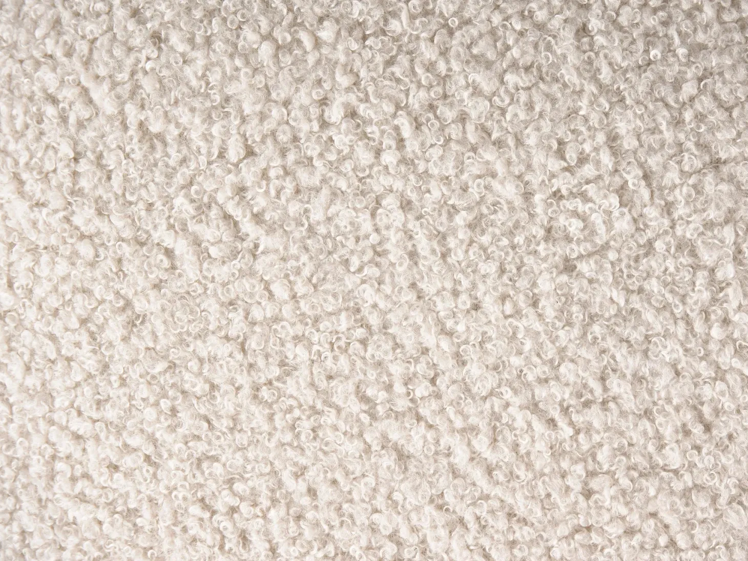 Sovesofa 2 personers RISOR Boucle Cremehvid