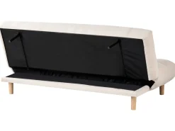 Sovesofa 2 personers RISOR Boucle Cremehvid