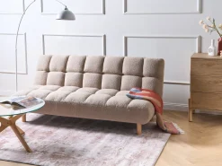 Sovesofa 2 personers RISOR Boucle Beige