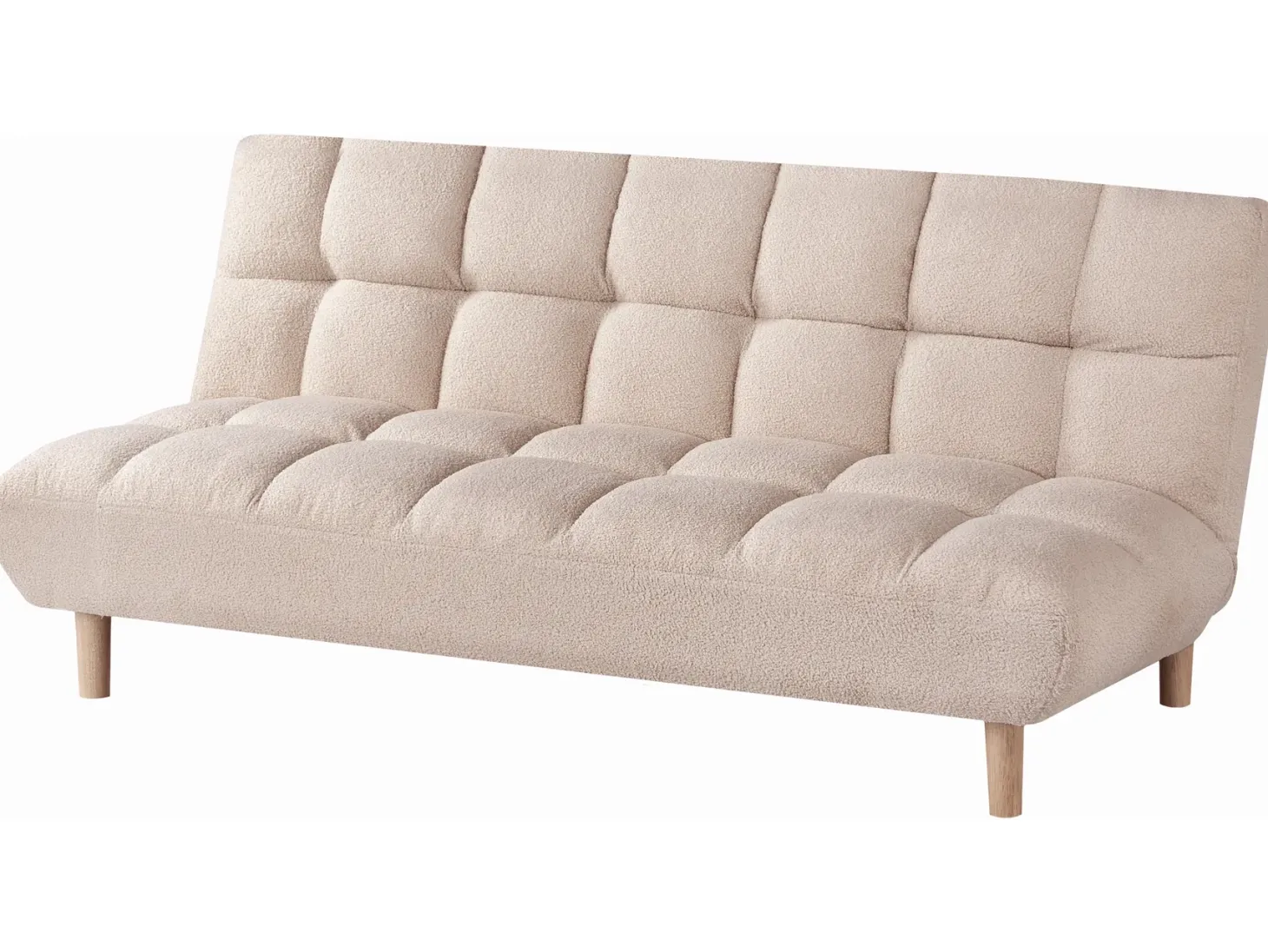 Sovesofa 2 personers RISOR Boucle Beige