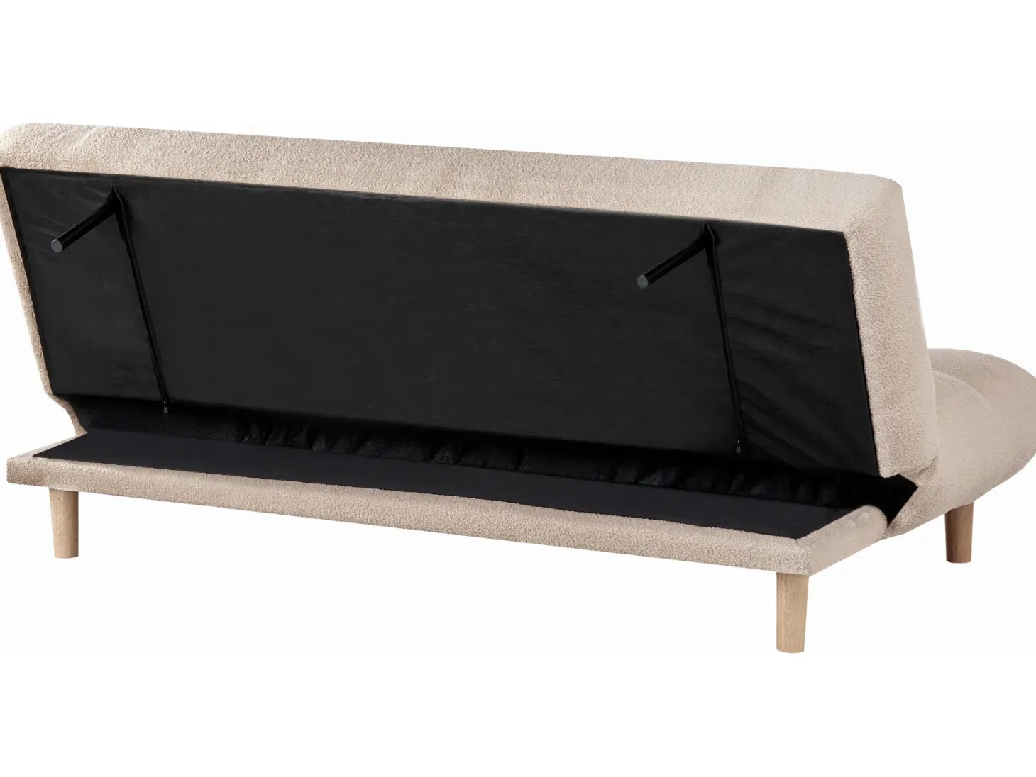 Sovesofa 2 personers RISOR Boucle Beige