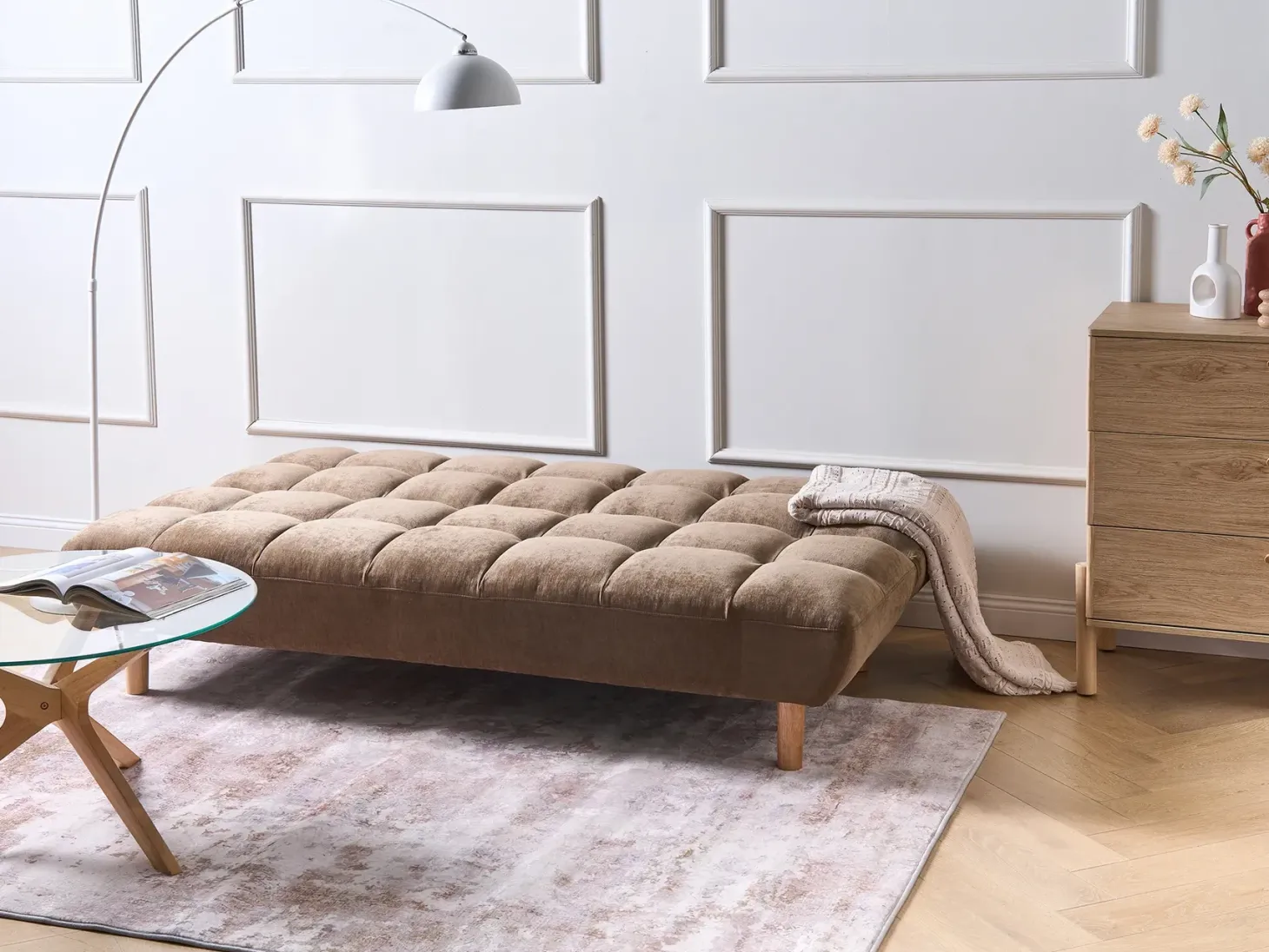 Sovesofa 2 personers RISOR Brun