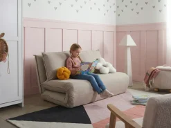 Sovesofa 2 personers ROROS Kunstlinned Beige