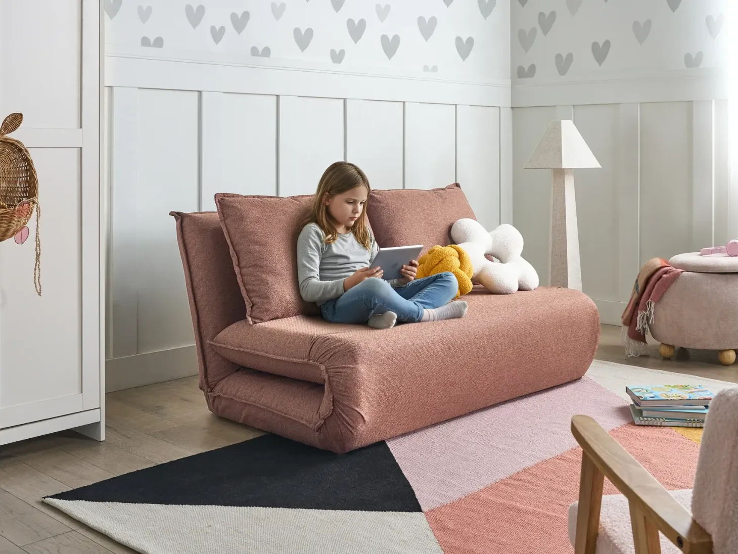 Sovesofa 2 personers ROROS Kunstlinned Brun