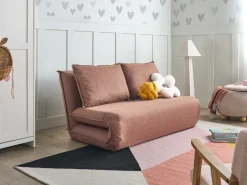 Sovesofa 2 personers ROROS Kunstlinned Brun
