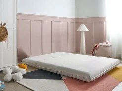 Sovesofa 2 personers ROROS Kunstlinned Cremehvid