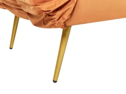 Sovesofa 2 personers SAARELA Velour Orange