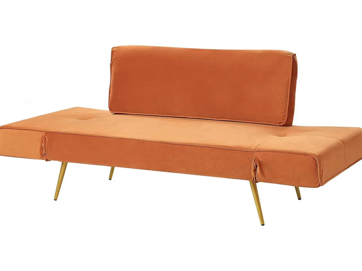 Sovesofa 2 personers SAARELA Velour Orange