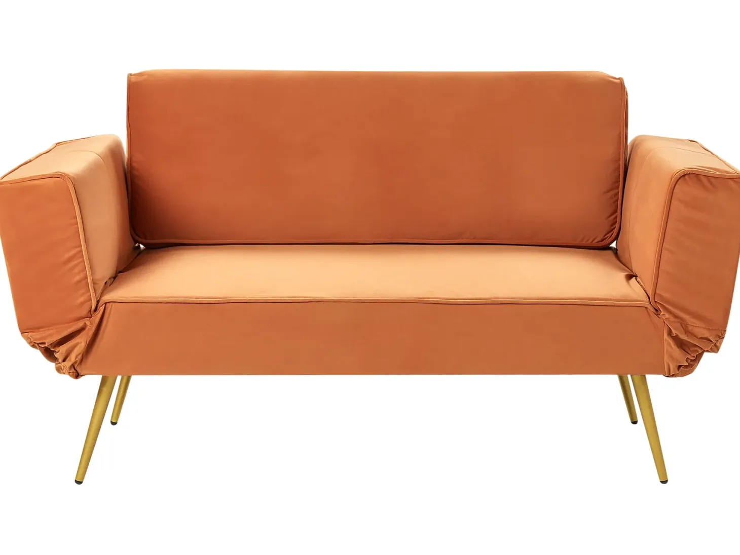 Sovesofa 2 personers SAARELA Velour Orange