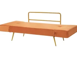 Sovesofa 2 personers SAARELA Velour Orange
