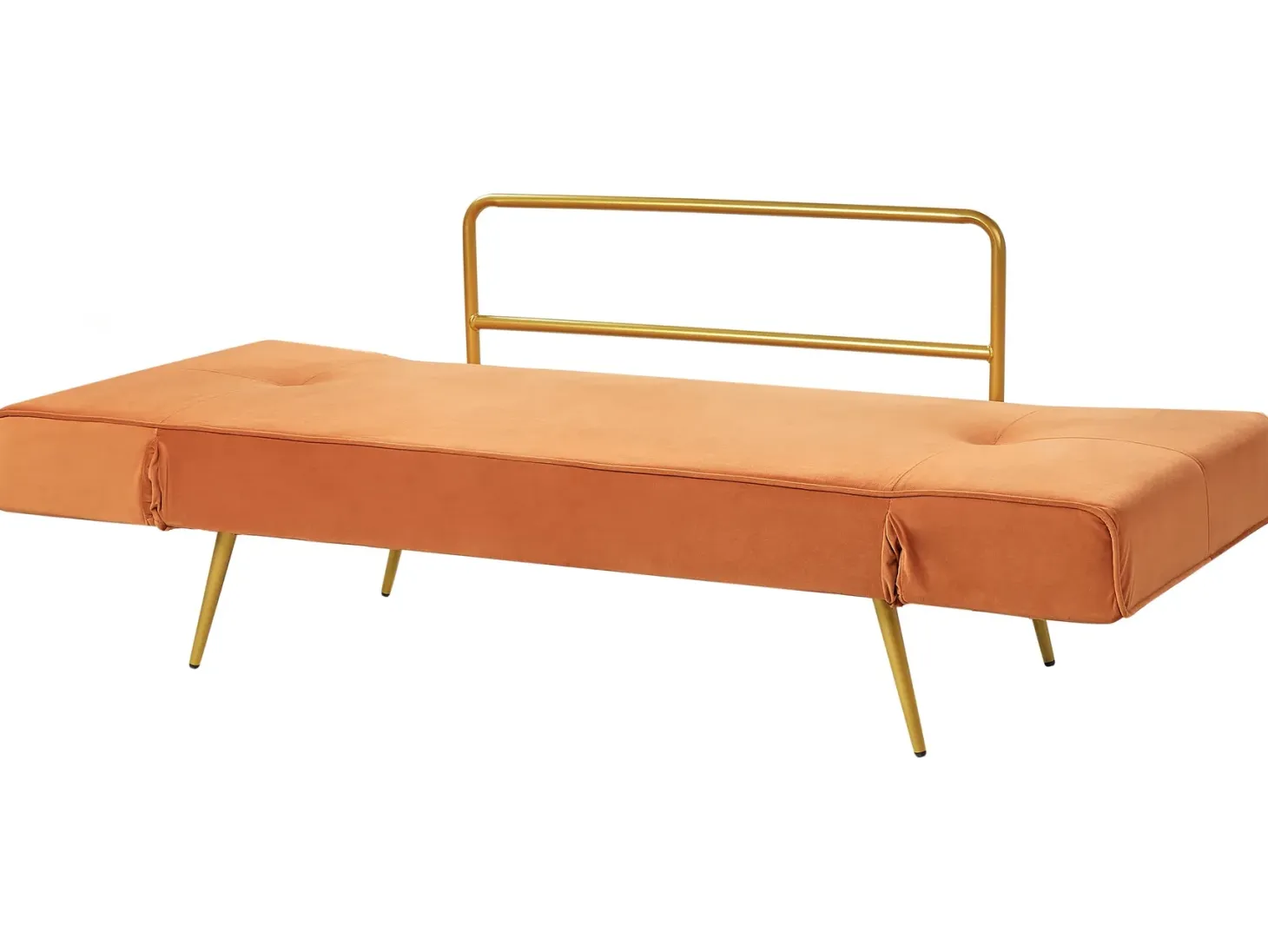 Sovesofa 2 personers SAARELA Velour Orange
