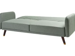 Sovesofa 3 personers SENJA Kunstlinned Lysegrøn
