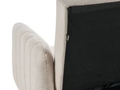 Sovesofa 3 personers SENJA Kunstlinned Lys Beige