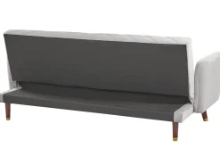 Sovesofa 3 personers SENJA Velour Lysegrå