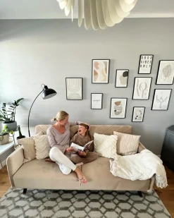 Sovesofa 3 personers SENJA Velour Beige