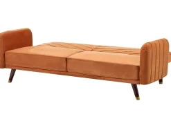 Sovesofa 3 personers SENJA Velour Orange