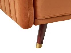 Sovesofa 3 personers SENJA Velour Orange