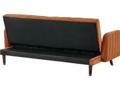 Sovesofa 3 personers SENJA Velour Orange