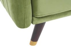 Sovesofa 3 personers SENJA Velour Olivengrøn