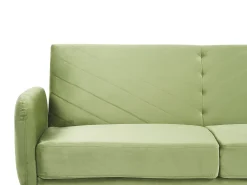 Sovesofa 3 personers SENJA Velour Olivengrøn